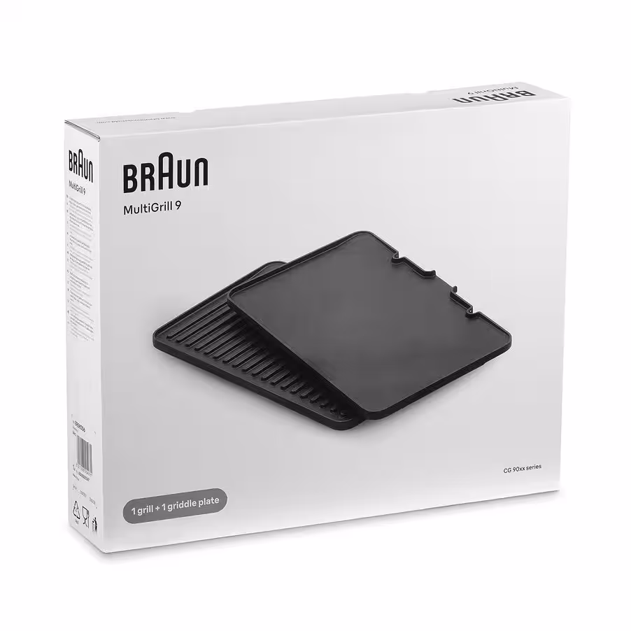 Braun Set de placas de grill y plancha para MultiGrill 9 BRSK006