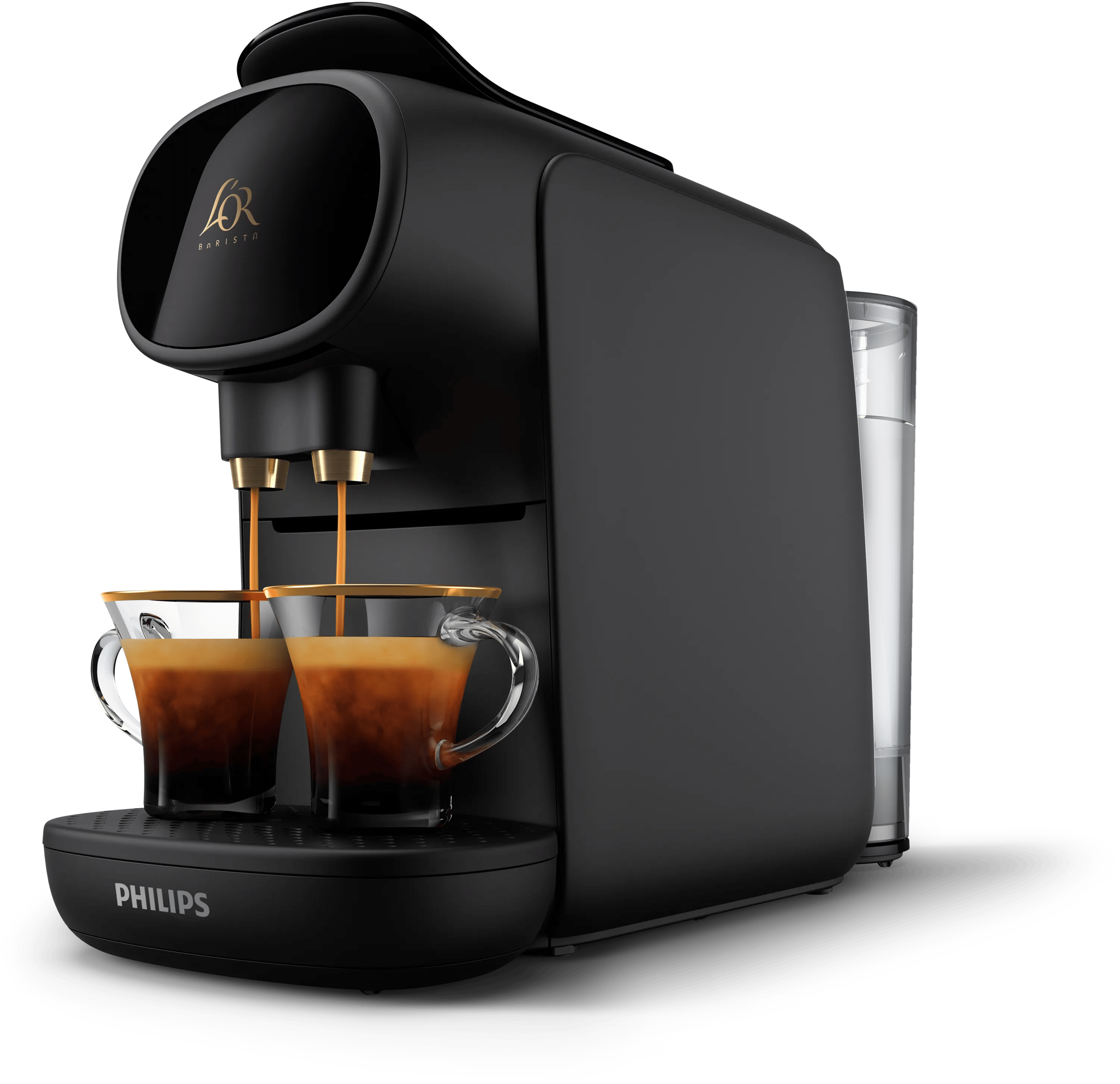 Cafetera de cápsulas - ‎Philips ‎LM9012/60 L'OR Barista Sublime, Función 2 tazas o 1 doble, 1450 W, 19 bar, 0.80 l, Sistema antigoteo, Negro