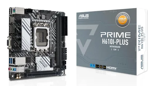 ASUS PRIME H610I-PLUS-CSM Intel H610 LGA 1700 mini ITX 90MB1GB0-M0EAYC