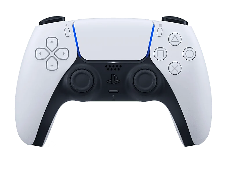 Mando - Sony Dualsense V2, Para PlayStation 5, Bluetooth, Retroalimentación háptica, Blanco