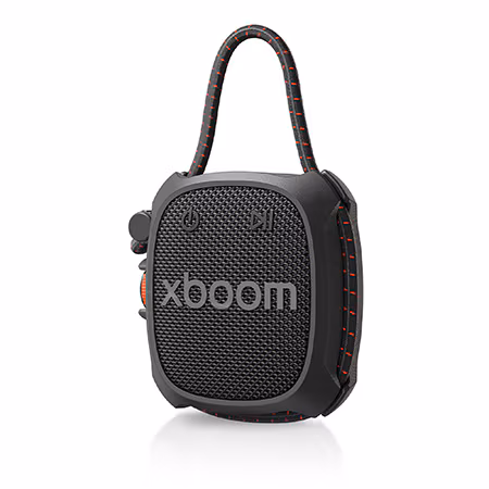 Altavoz inalámbrico - LG XBOOM ROCK , 6 W, Bluetooth, Autonomía 10h, Resistencia agua IP67, Conexión Auracast, Negro