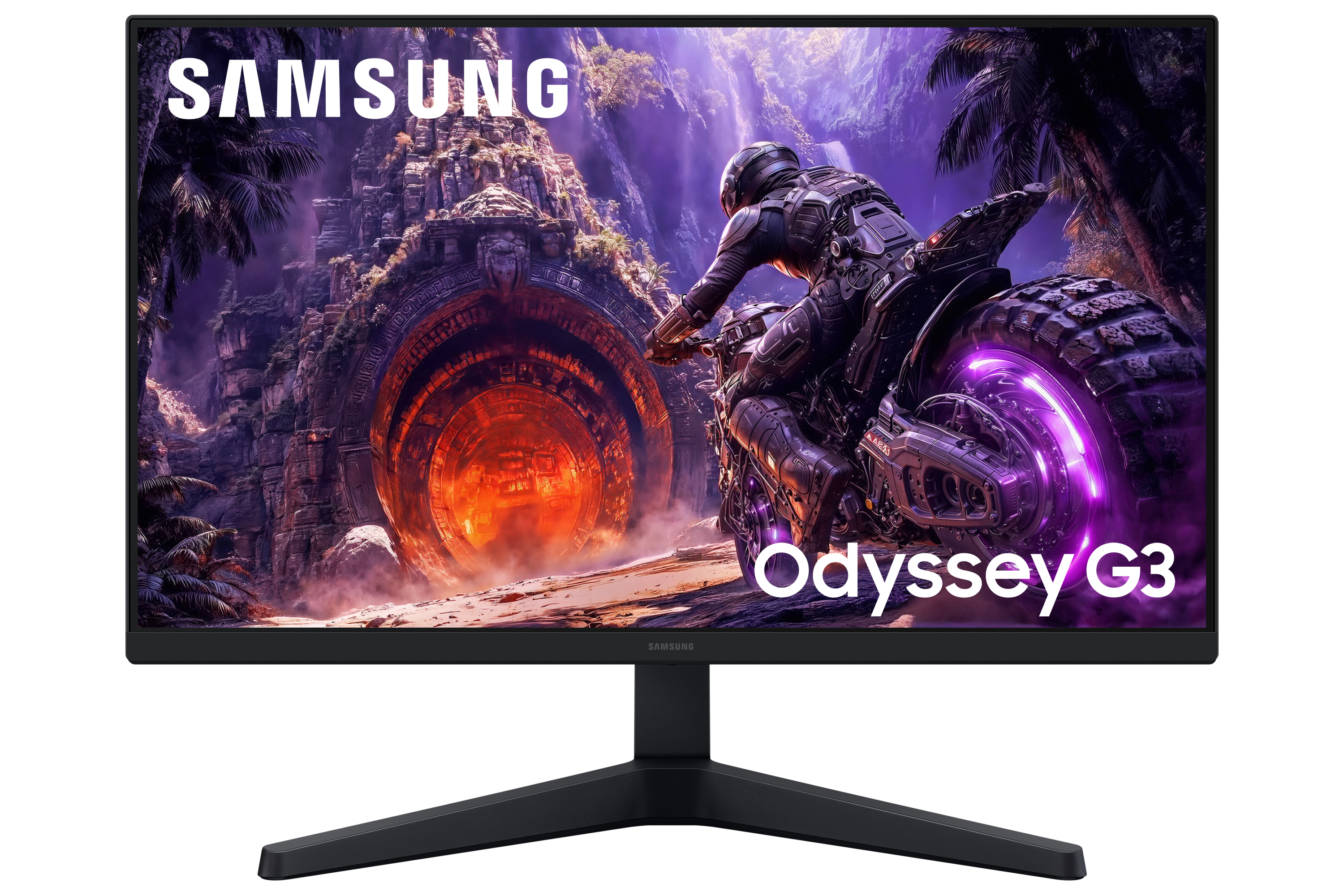 Monitor gaming - Samsung Odyssey G3 LS24HG302EUXEN, 24 " Full-HD, 200 Hz, 1 ms, IPS (Conmutación en el plano), Negro