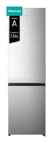 Frigorífico combi - Hisense RB440N4ACA, No Frost, 201.7 cm, 336 l, Multi-Air Flow. Motor Inverter, Inox