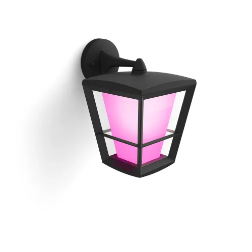 Philips Hue White & Color Ambiance Aplique Mural Para Exteriores Econic Negro