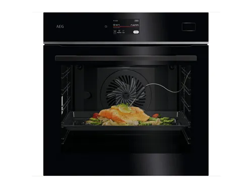 AEG Horno de vapor Serie 8000 MealAssist con SteamPro con Display CookSmart Touch 4,3 '', con WiFi TB8SB73ZAB