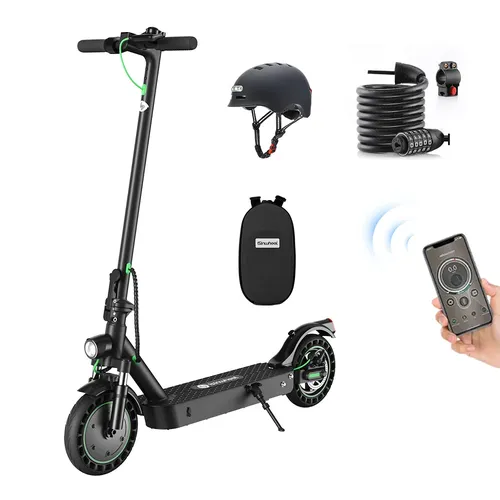 Patinete Eléctrico S9max Con Casco Y Candado