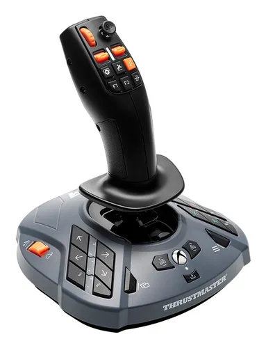 Joystick - Thrustmaster SimTask FarmStick, XBOX SERIES/PC, Simulación para Farming Simulator y Construcción, 33 Botones, Sensores Magnéticos H.E.A.R.T