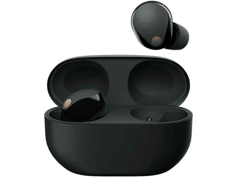 Auriculares True Wireless - Sony WF1000XM5B, Cancelación de ruido (Noise Cancelling), Hi-Res, Google assistant, Alexa, Siri, 24 horas, IPX4, Negro