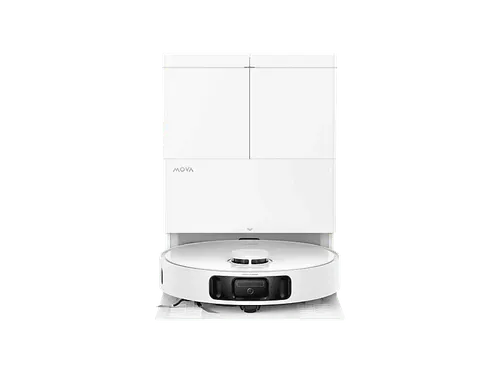 Robot aspirador - MOVA E50 Ultra, 700 W, 5 l depósito de agua, 225 min, 58 dB(A), LiDAR 360°, Blanca