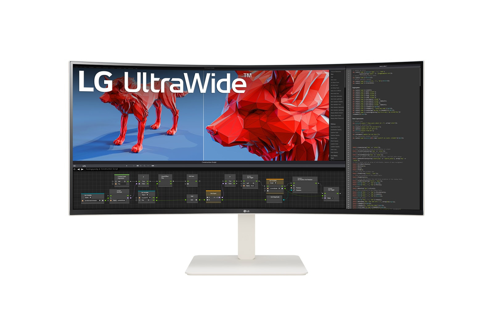 LG UltraWide 38BR85QC-W 38" WQHD+ IPS 144Hz 1ms HDR AMD FreeSync Premium Pro Curvo