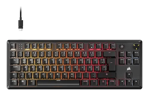 TECLADO CORSAIR K70 CORE TKL RGB MLX RED PORTUGUES CH-911911E-PT