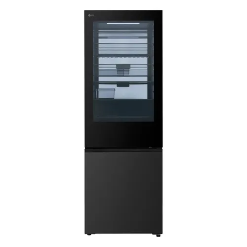 Frigorífico Combi | LG GBGW92GCEV, Instaview™, DoorCooling+, 2,03m, capacidad de 375 l, Clasificación C, Acero Negro Grafito Antihuellas - GBGW92GCEV