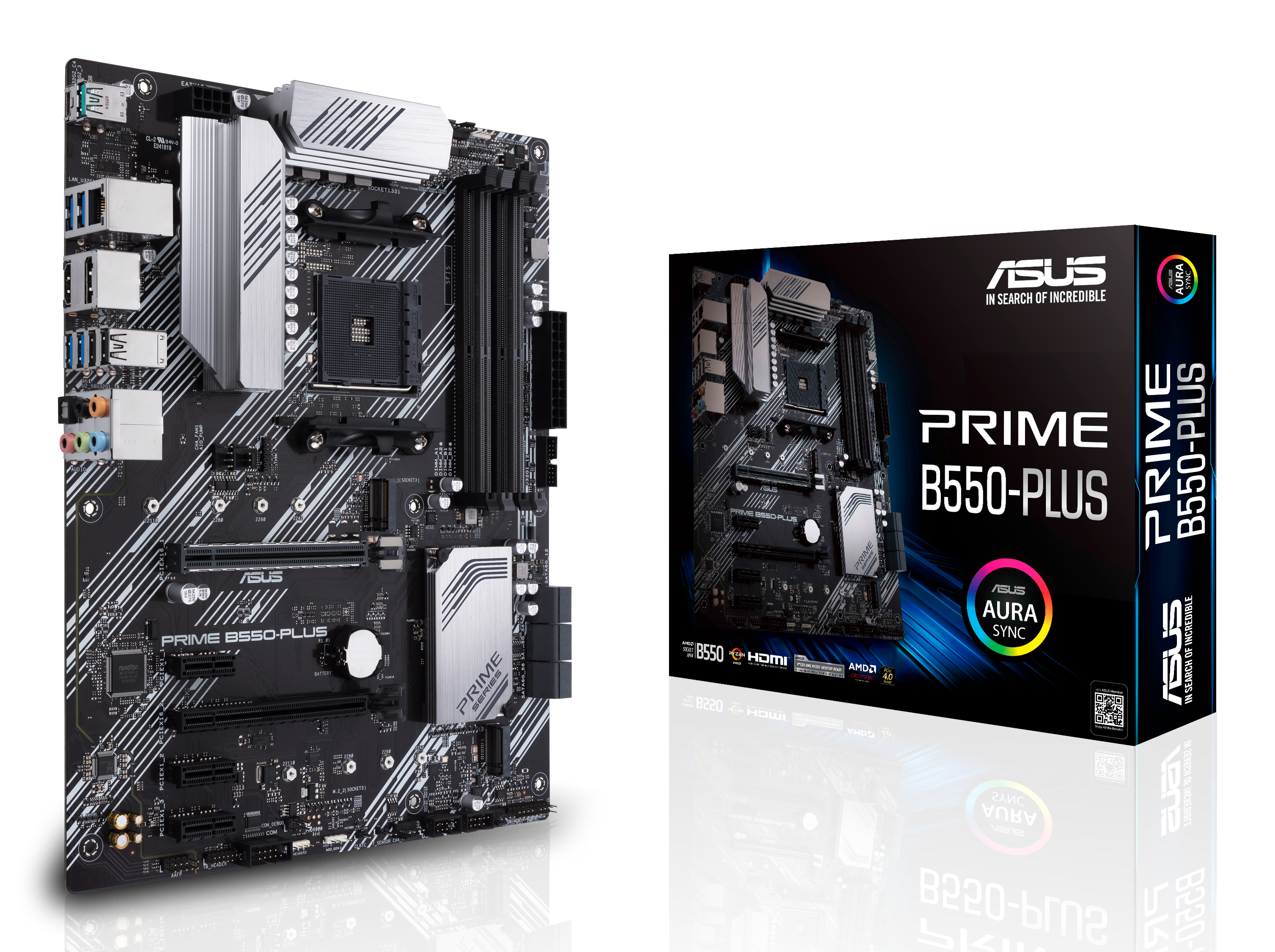 ASUS PRIME B550-PLUS - AMD - Zócalo AM4 - 3rd 90MB14U0-M0EAY0