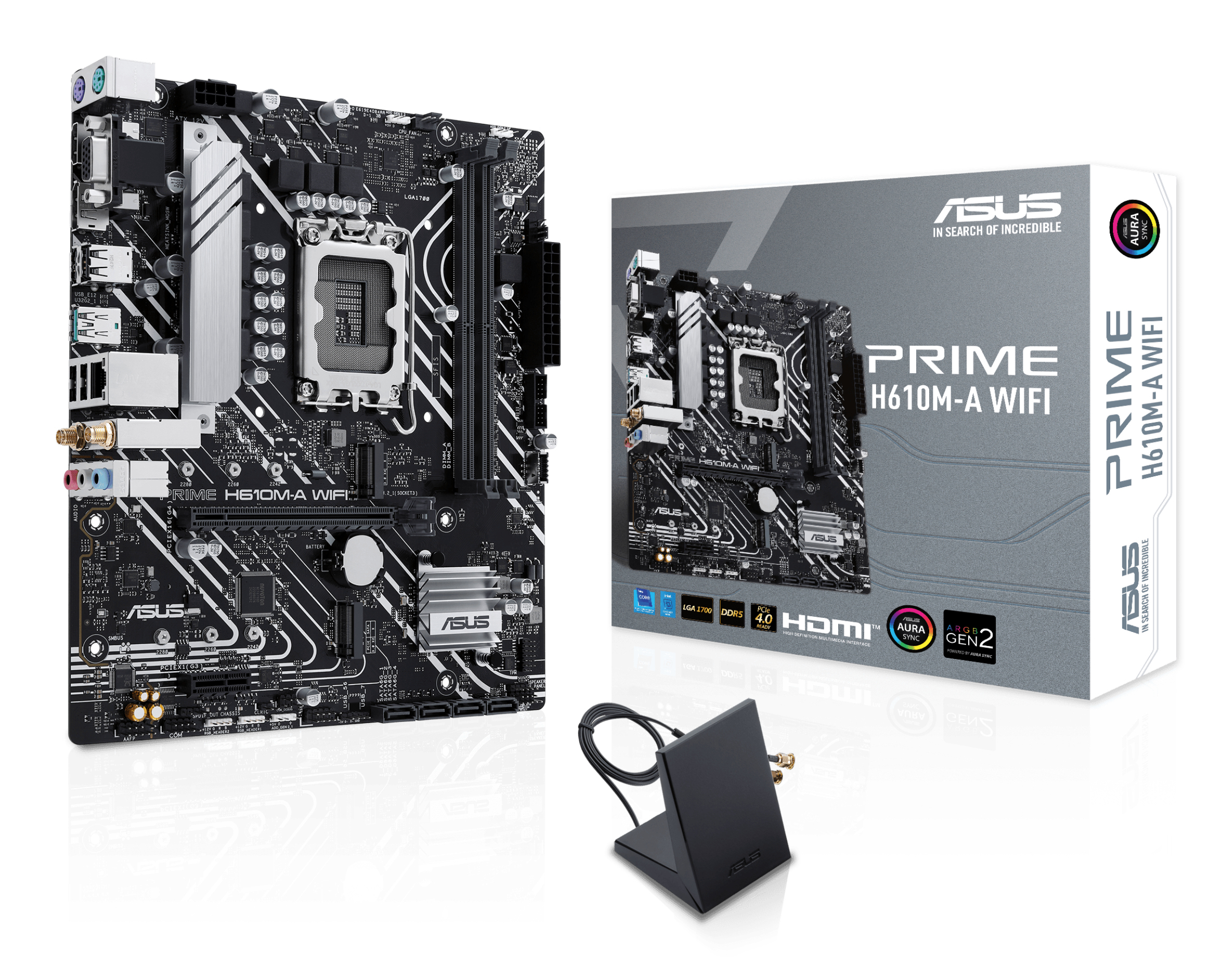 ASUS PRIME H610M-A WIFI Intel H610 LGA 1700 micro ATX 90MB1G00-M0EAY0