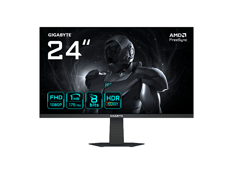 MONITOR GIGABYTE 24" GS24F14A,IPS,1920X1080(FHD),0.09PP,1500:1,1MS,175HZ,1HDMI+1DP