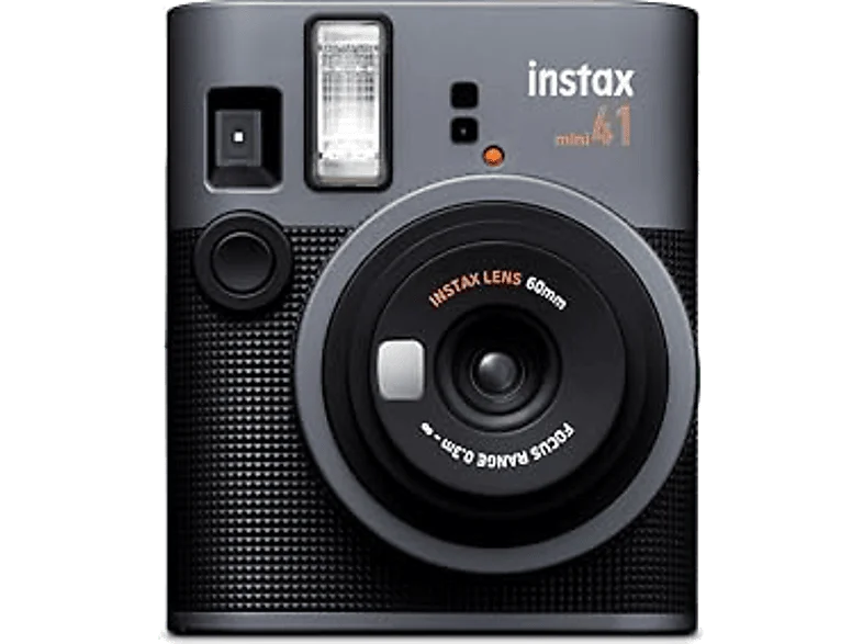 Cámara instantánea - Fujifilm Instax mini 41, película: 6 mm x 54 mm, Imagen: 62mm 46mm, Negro