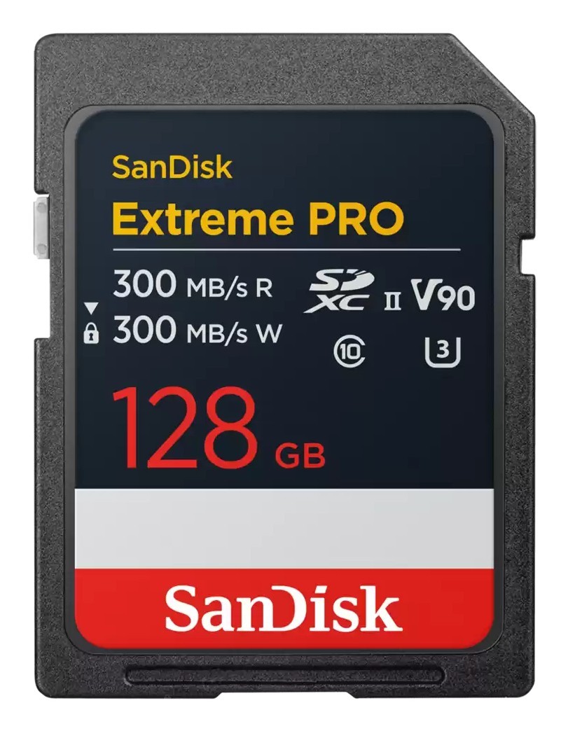 SanDisk Extreme PRO 128 GB SDXC UHS-II Clase 10 SDSDXDM-128G-GN4IN