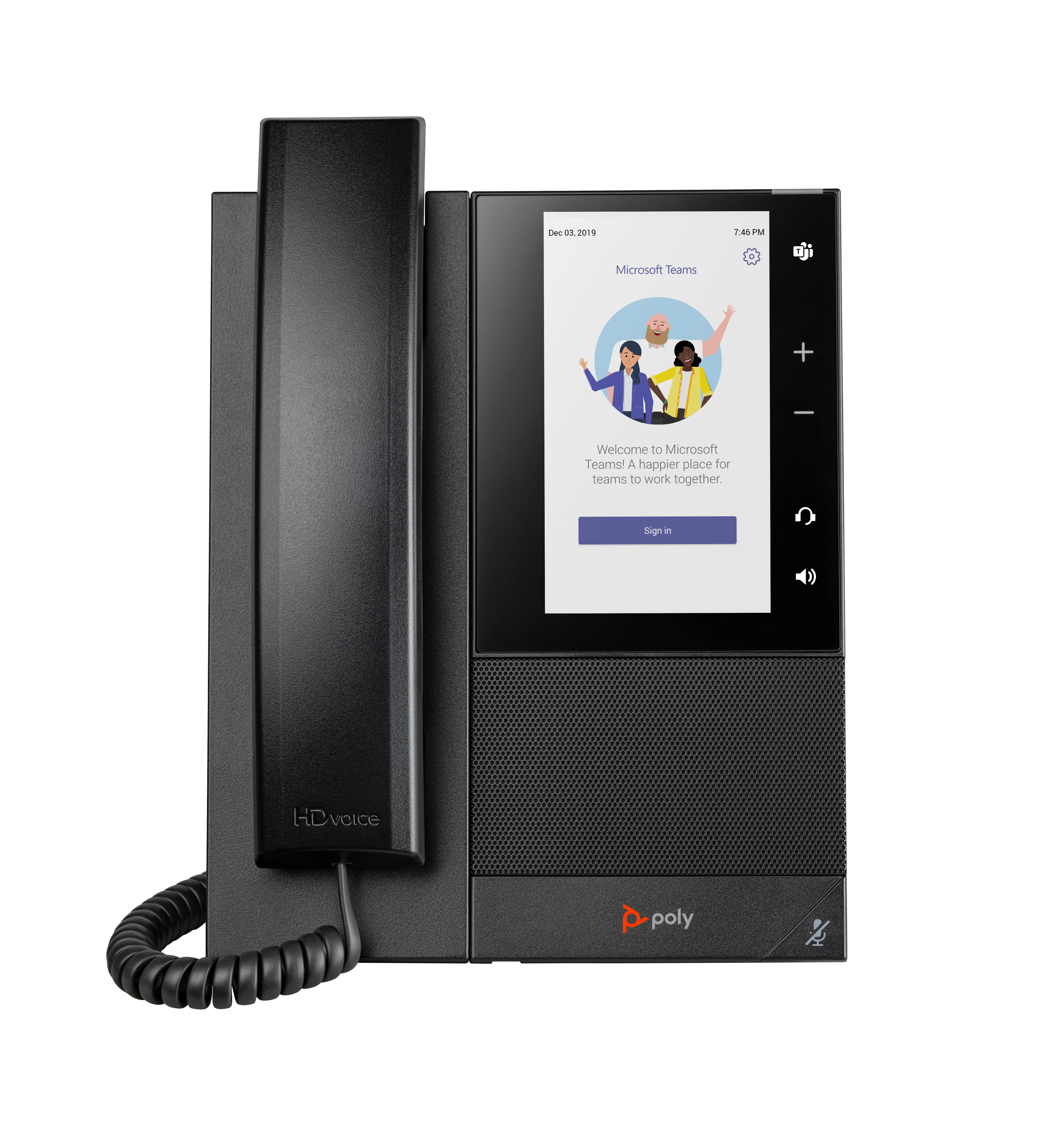 HP Poly CCX 505 Business Media Phone for Microsoft Teams and 82Z79AA