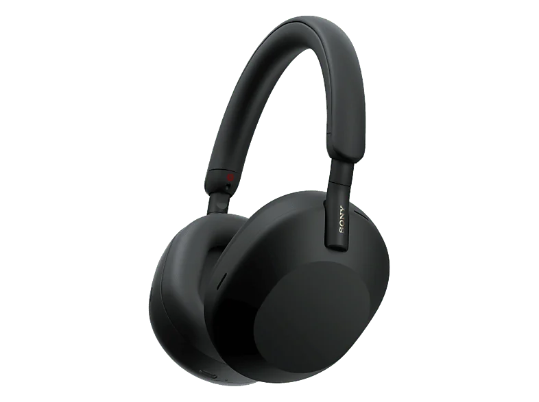 Auriculares inalámbricos - Sony WH-1000XM5SA, Estuche blando, Cancelación ruido , 30h, Hi-Res, Carga Rápida, Bluetooth, Diadema, iOS/Android, Negro