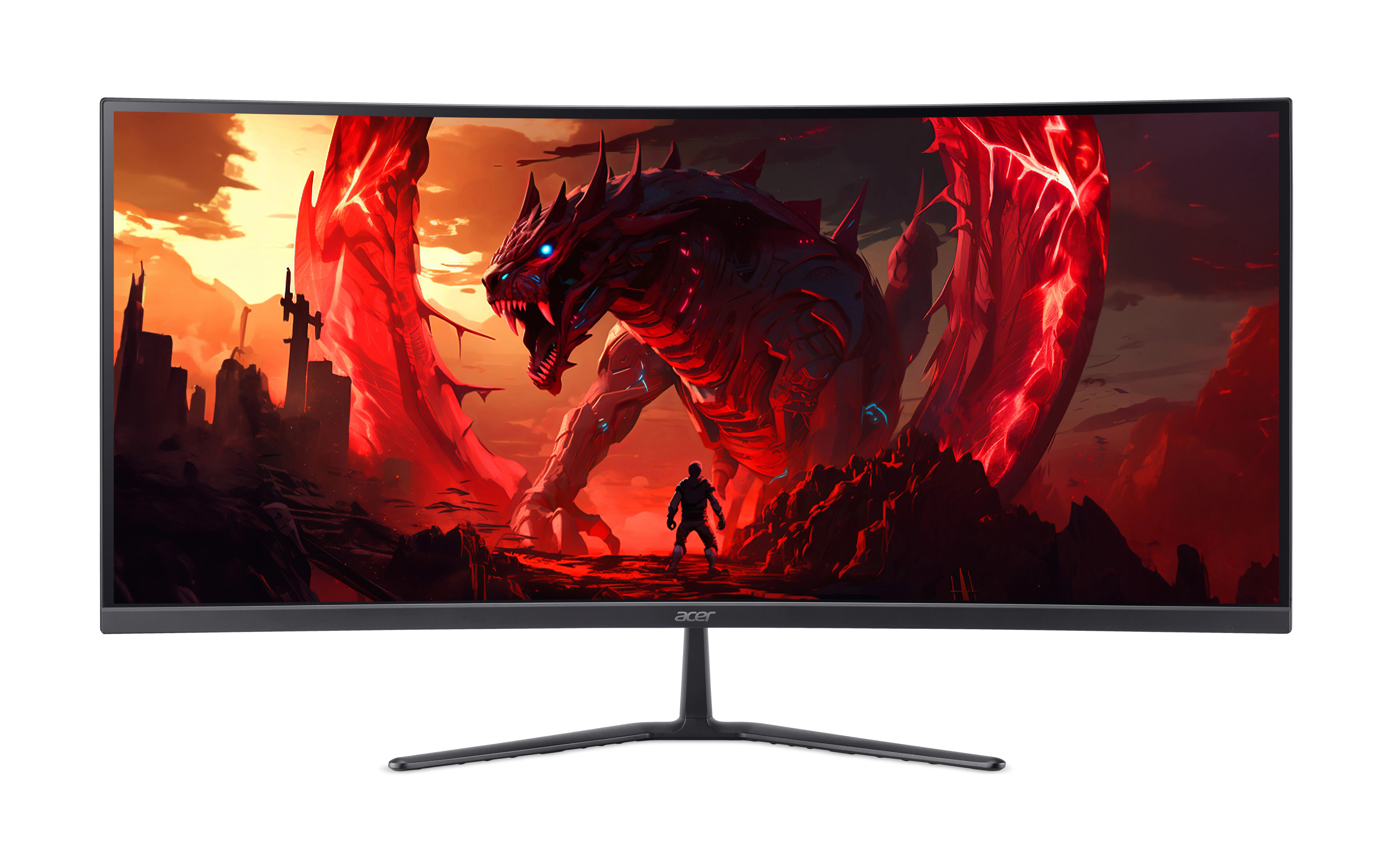 Monitor gaming Acer Nitro ED340CURX0BMIIPX, 34", QHD, 200 Hz