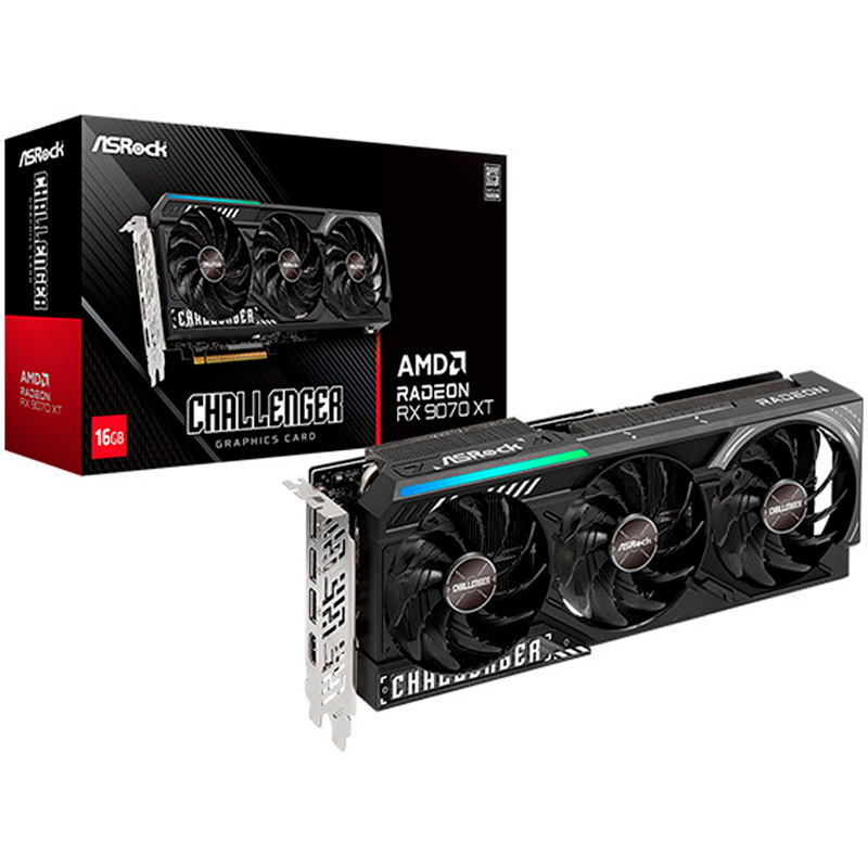 AS Rock AMD Radeon RX 9070 XT Challenger 16GB GDDR6