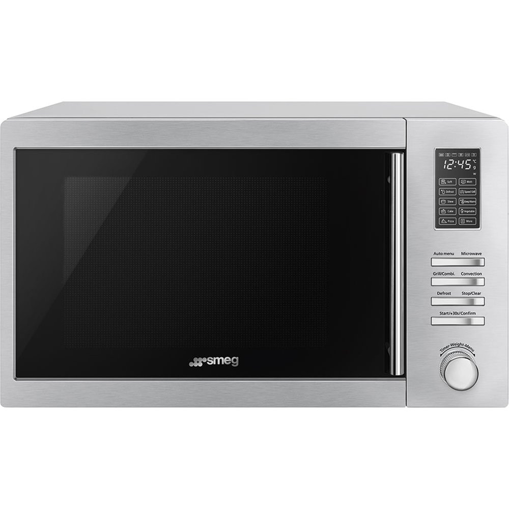 Smeg - Microondas Smeg 34 litros y grill - MOE34CXI2.