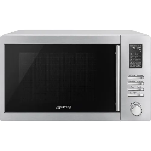 Smeg - Microondas Smeg 34 litros y grill - MOE34CXI2.
