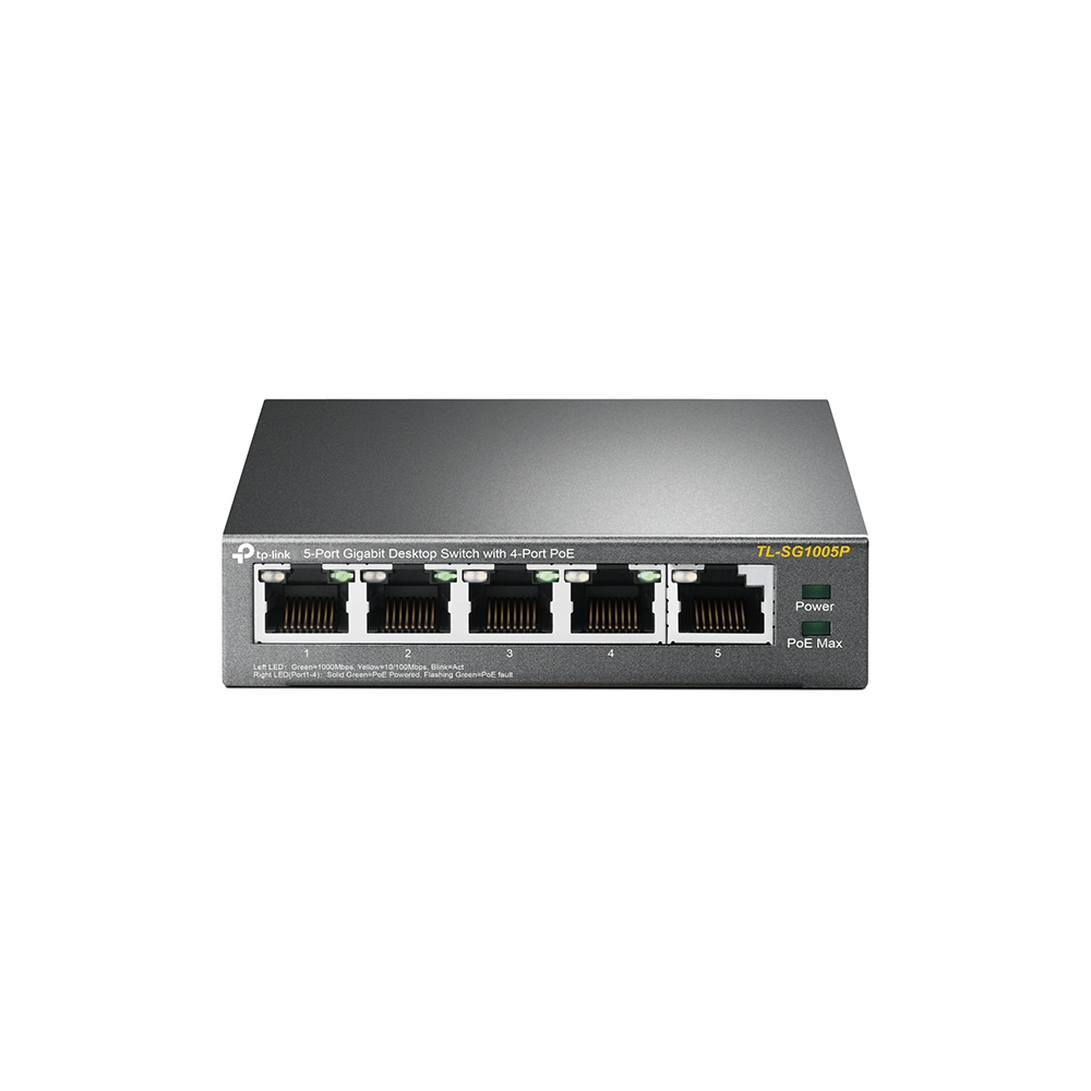 TP-Link TL-SG1005P 5 Puertos Gigabit 4 Puertos PoE - Switch
