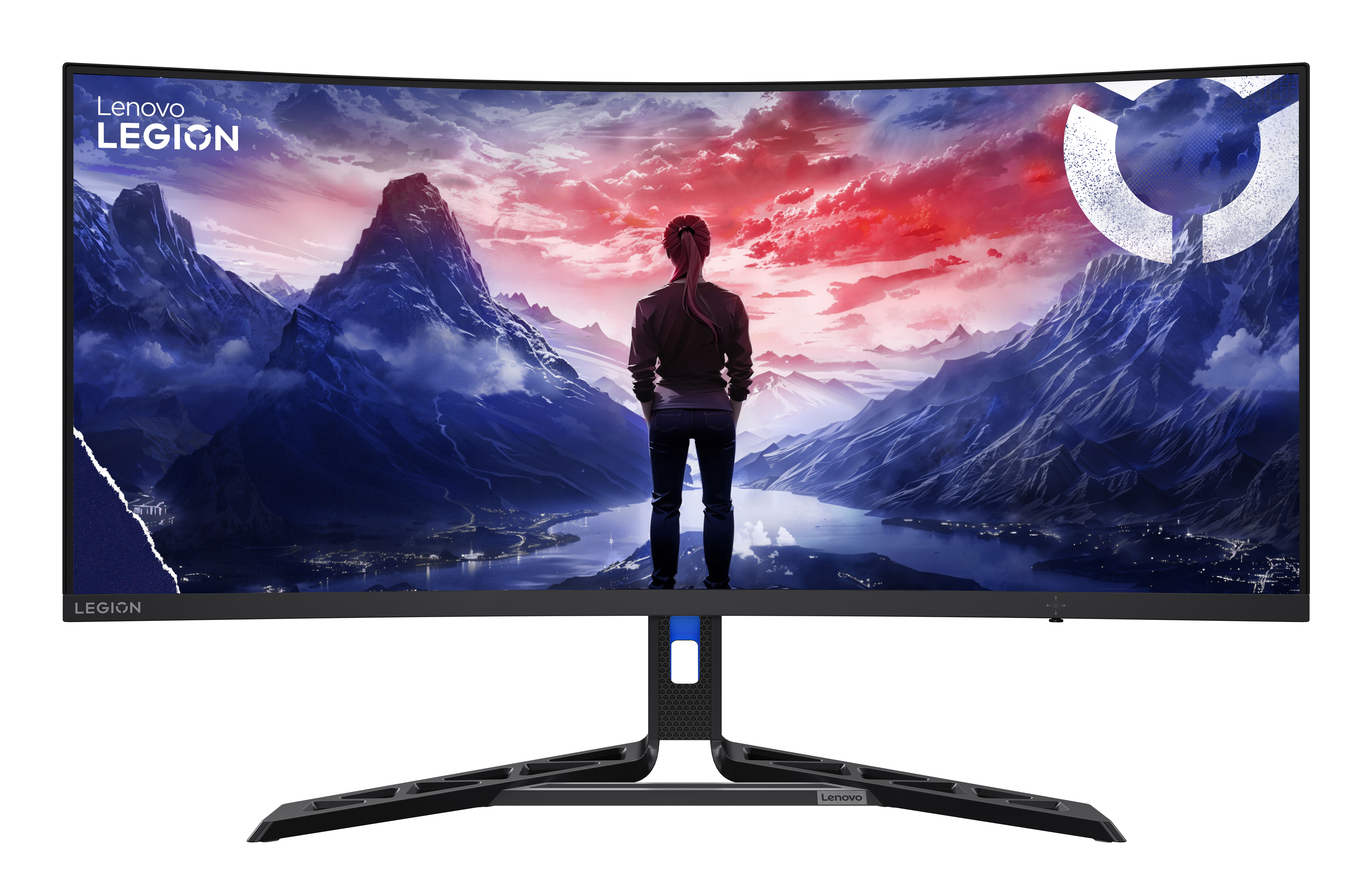 Monitor gaming - Lenovo Legion R34w-30, 34", UWQHD, 0.5 ms, 180 Hz, HDMI, Altavoces integrados, Negro