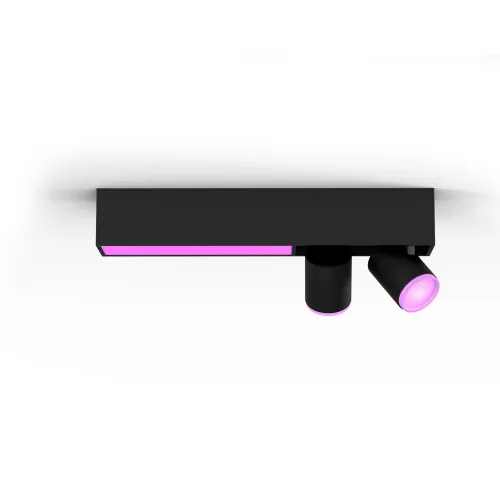 Philips Hue White & Color Ambiance Plafón Centris De Dos Focos Negro