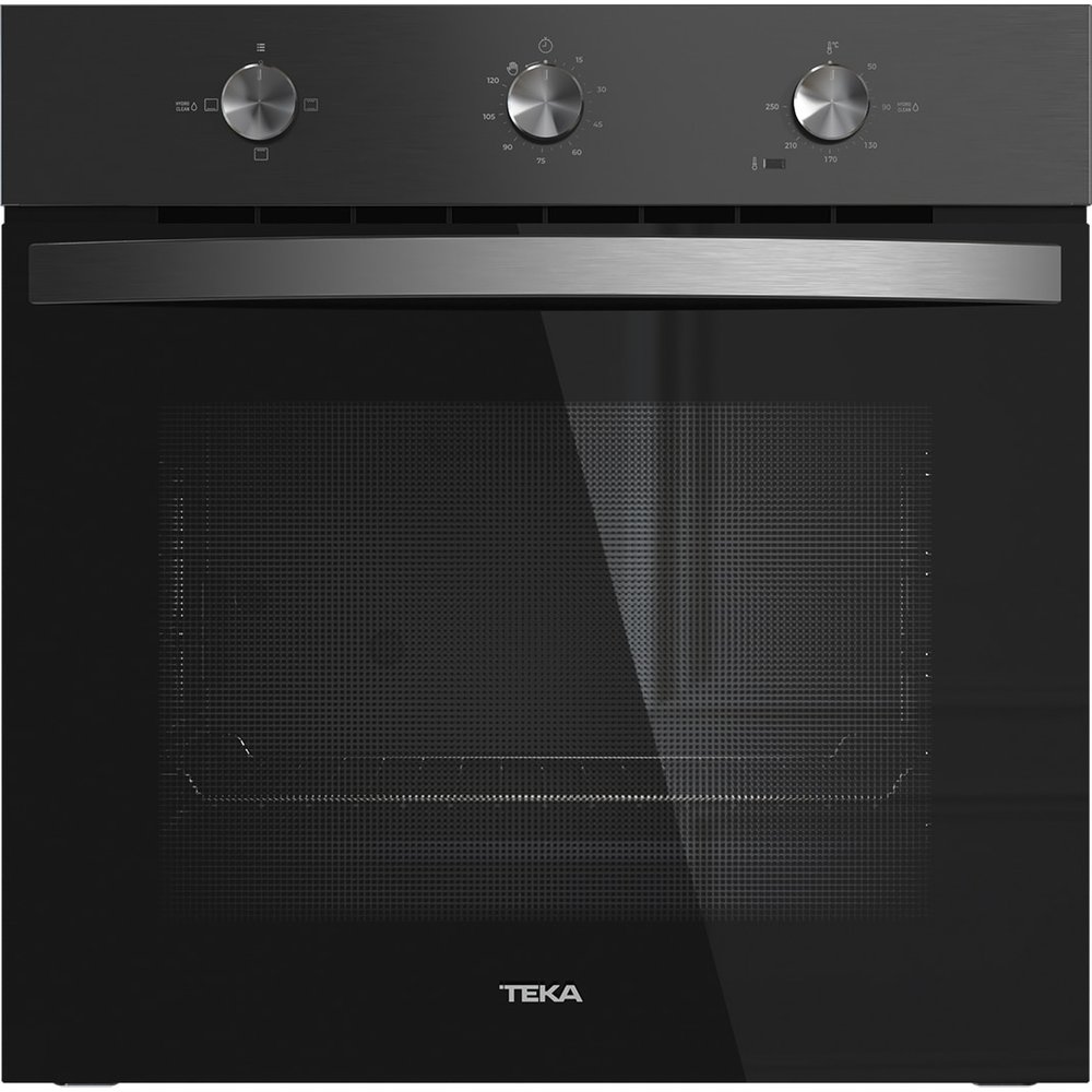 Teka - Horno convencional Teka con 3 funciones y sistema HydroClean y grill, color negro -HBB 5350.