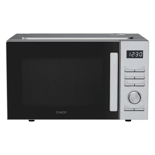 Microondas con grill - Candy CMW323GDS 011, 800 W, 5 niveles, Wi-Fi hOn, 23 l, Plata