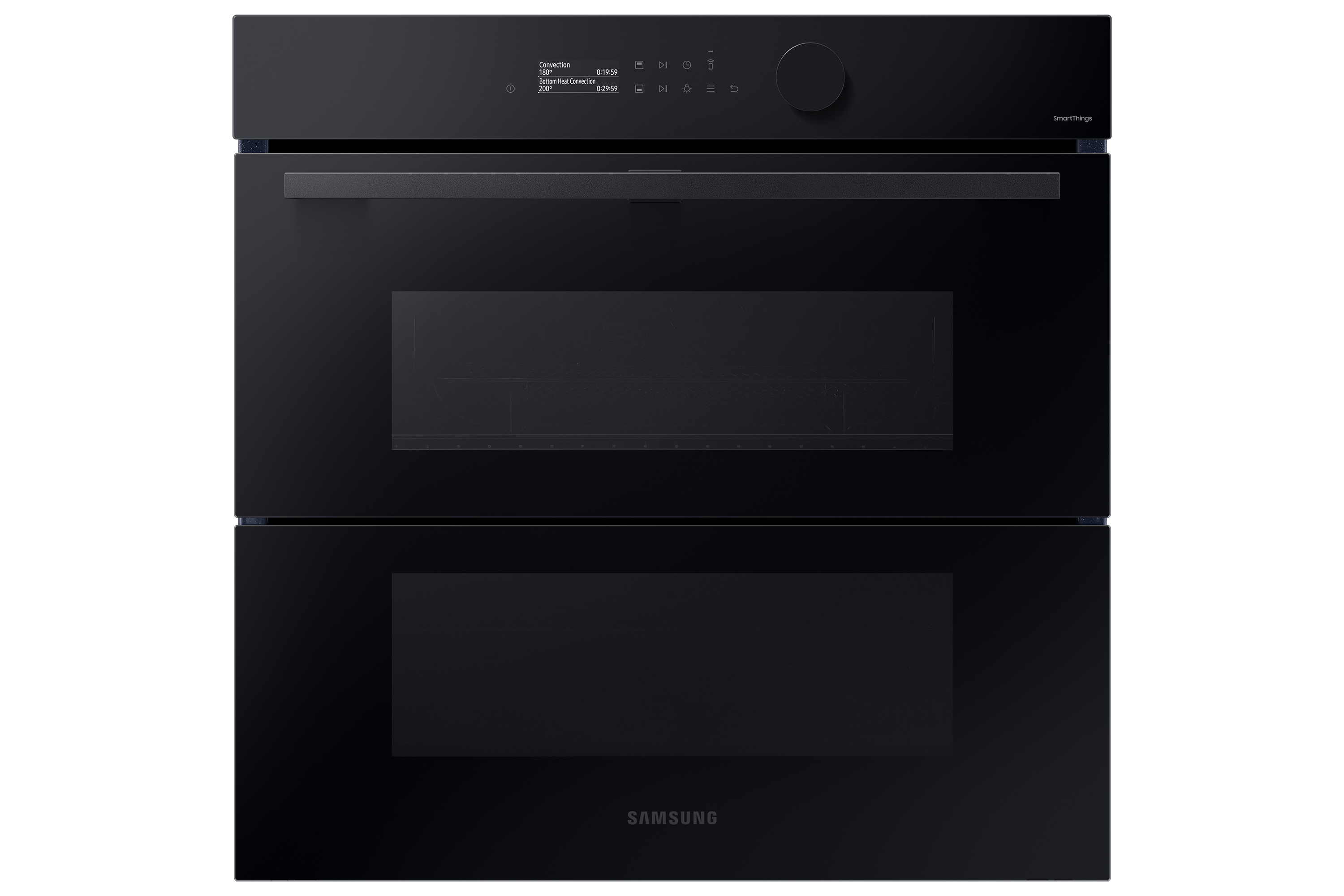 Horno de vapor - Samsung NV7B5750TDK/U1, Multifunción, Pirolítico, Air Fry, 76l, 59.5 cm, Dual Cook Flex, WiFi, Negro