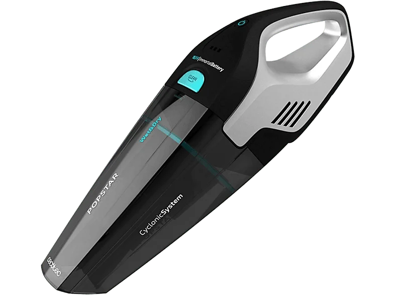 Aspirador de mano - Cecotec Conga Popstar Micro 18.5 V Hand, 110 W, 0.5 l, Cyclonic System, Negro/Gris