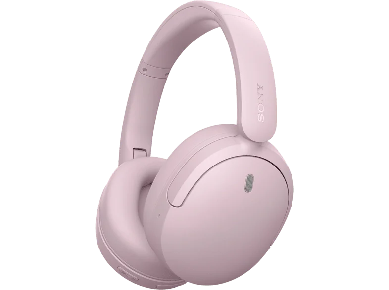 Auriculares inalámbricos - Sony WH-CH735NP, Noise Cancelling, 75h, Carga Rápida, Plegable, Bluetooth, Llamadas nítidas con IA, Rosa