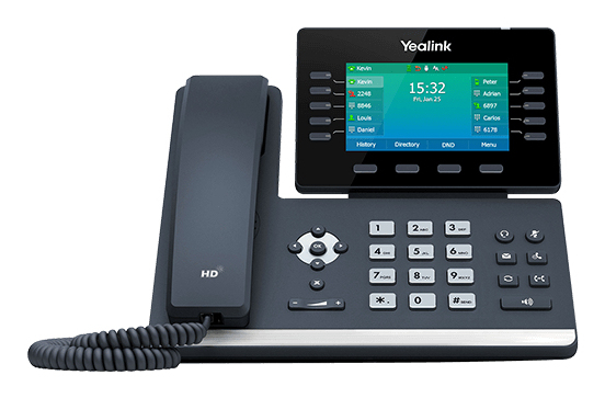 Yealink SIP-T54W teléfono IP Negro 10 líneas LCD Wifi 1301081