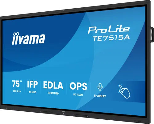 iiyama TE7515A-B1AG Pantalla Interactiva de 75 pulgadas TE7515A-B1AG: imagen 3