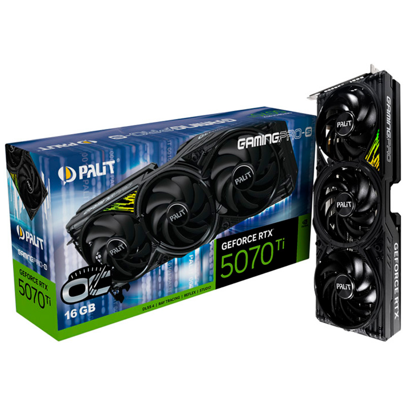 Palit GeForce RTX 5070 Ti GamingPro-S OC 16GB GDDR7 DLSS4