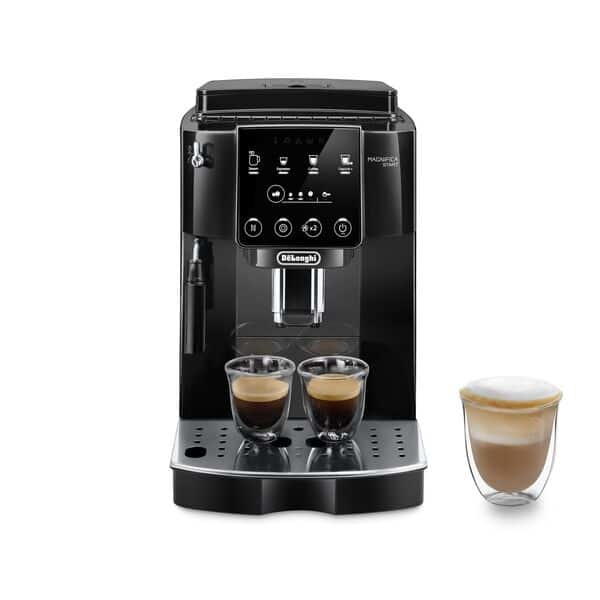 Cafetera superautomática - De'Longhi Magnifica Start ECAM220.21.BG, Molinillo integrado, Sistema Thermoblock, Vaporizador, 1450 W, 15 bar, Negro