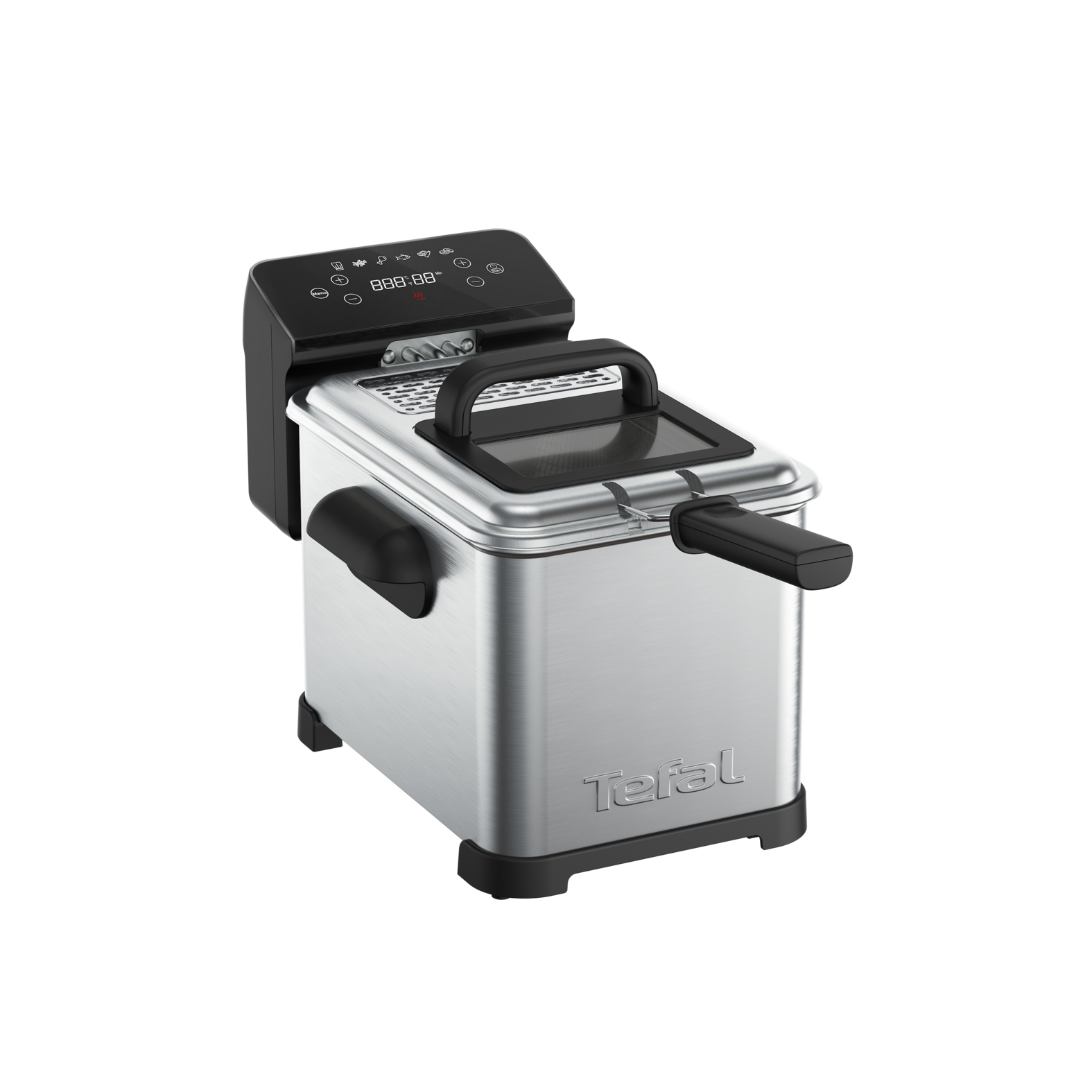 Freidora de Aceite Tefal Family Pro 4L 2400W Acero Inoxidable FR507D