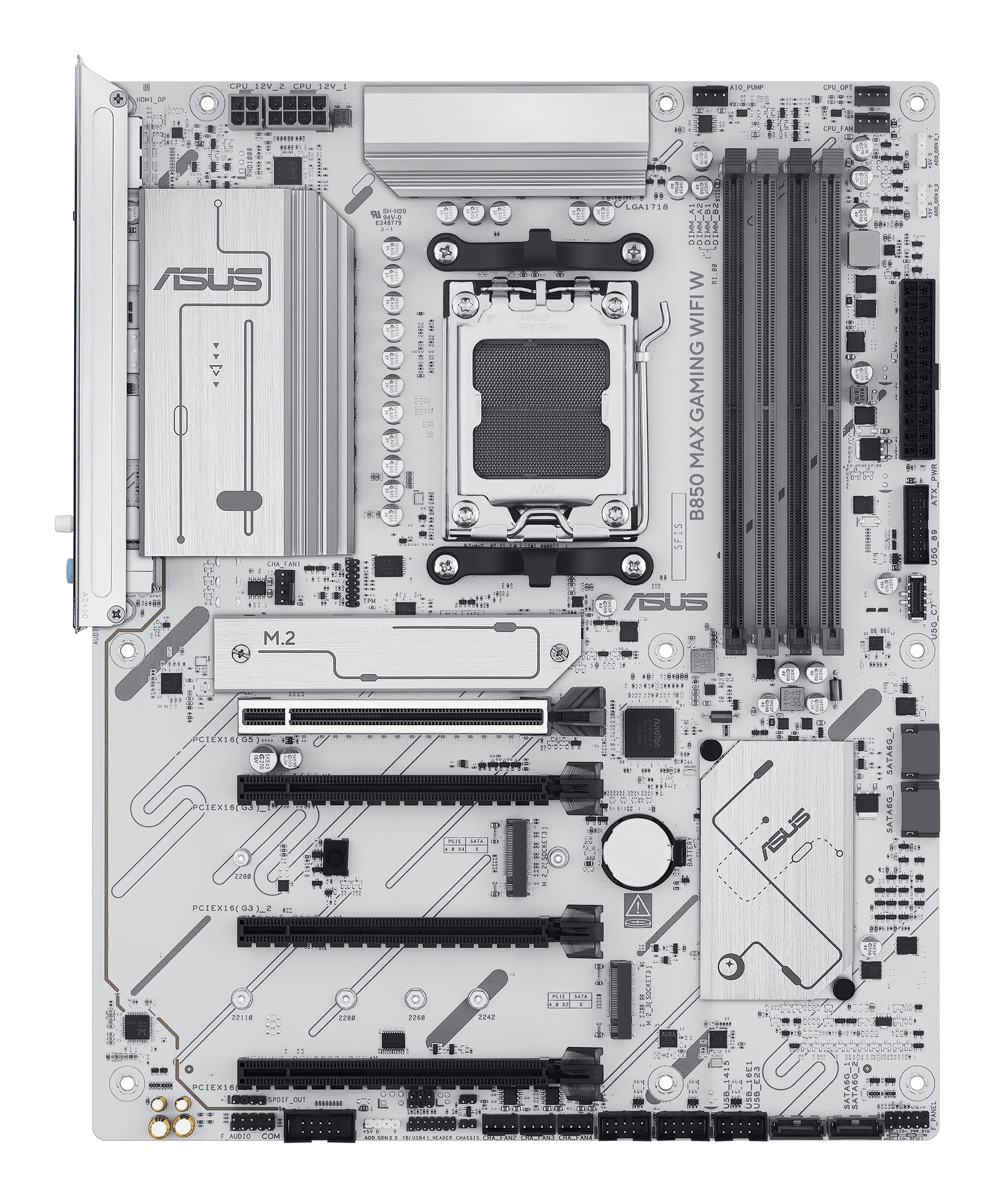 ASUS B850 MAX GAMING WIFI W AMD B850 Zócalo AM5 ATX 90MB1M10-M0EAY0