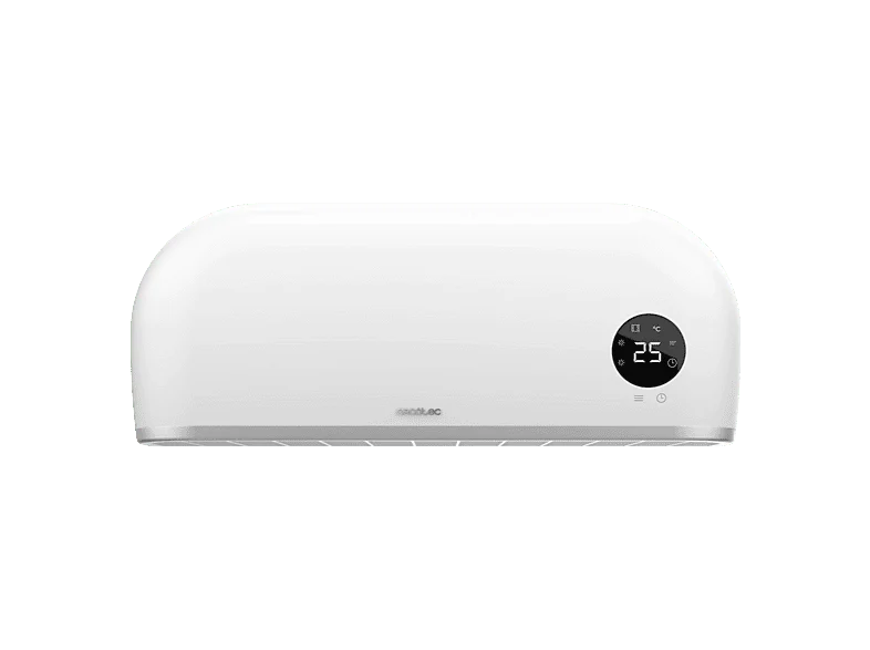Calefactor - Cecotec ReadyWarm 2000 Max Box Ceramic, 2000W, 3 modos, Pantalla LED, Hasta 20m2, Temporizador, WiFi, Mando, Termostato regulable, Blanco
