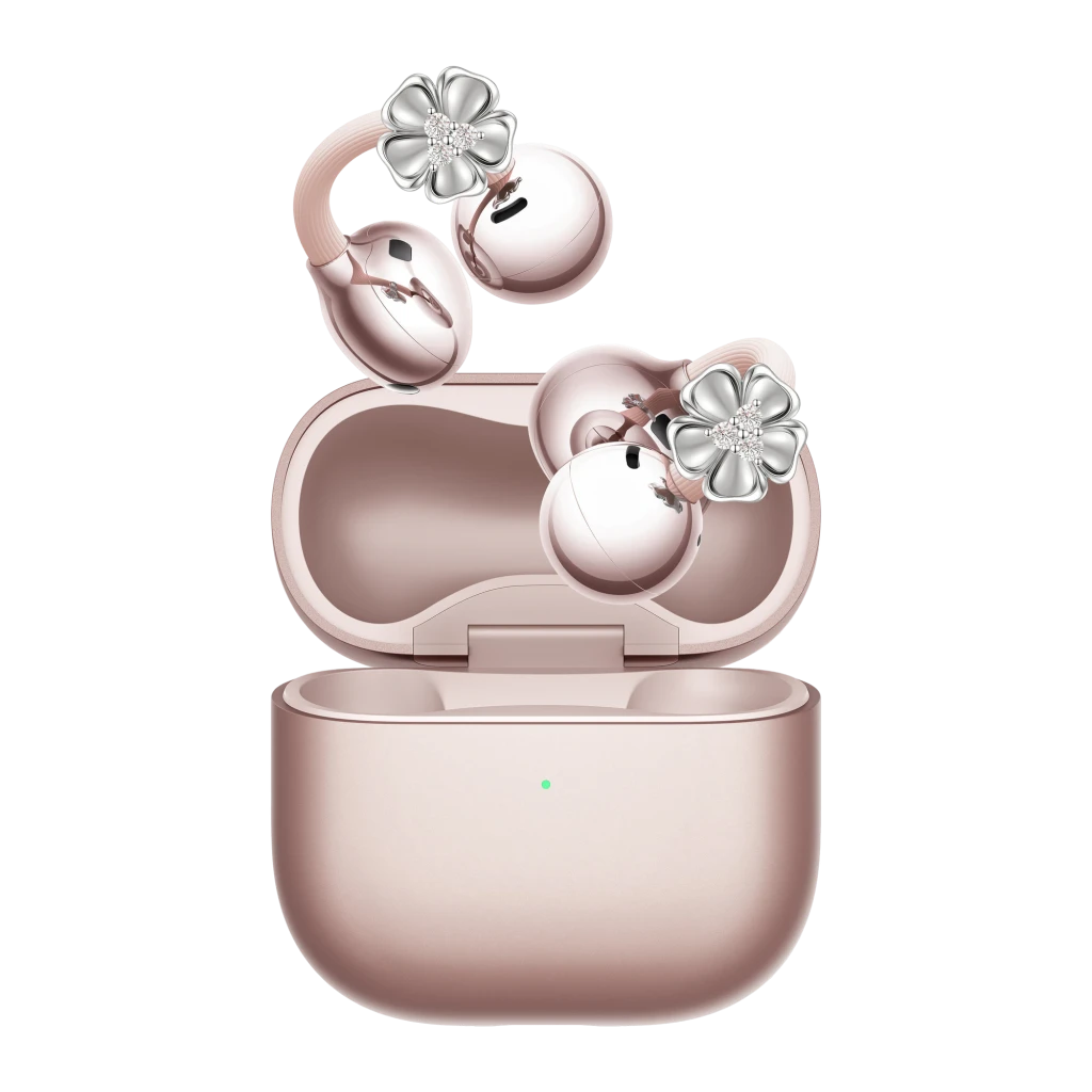 Auriculares Huawei FreeClip 2 Flower Edition Open-Ear Bluetooth 6.0 Oro Rosa