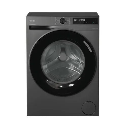 Lavadora carga frontal - Candy BR 48SBL6G-S, 8 kg, 1400 rpm, 16 Programas, Inverter, Libre Instalación, WiFi y Bluetooth, Plata