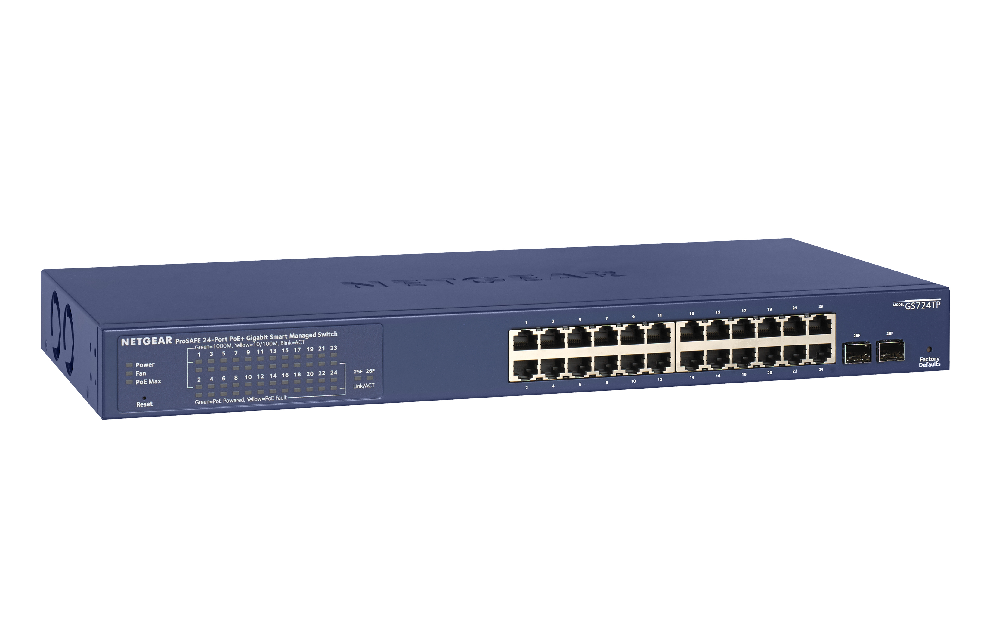 NETGEAR GS724TP Gestionado L2/L3/L4 Gigabit Ethernet GS724TP-200EUS