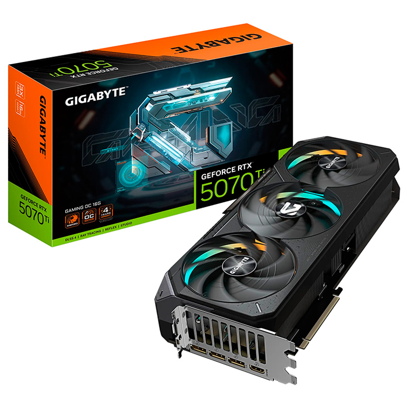 Tarjeta Gráfica Gigabyte GeForce RTX™ 5070 Ti GAMING OC 16G