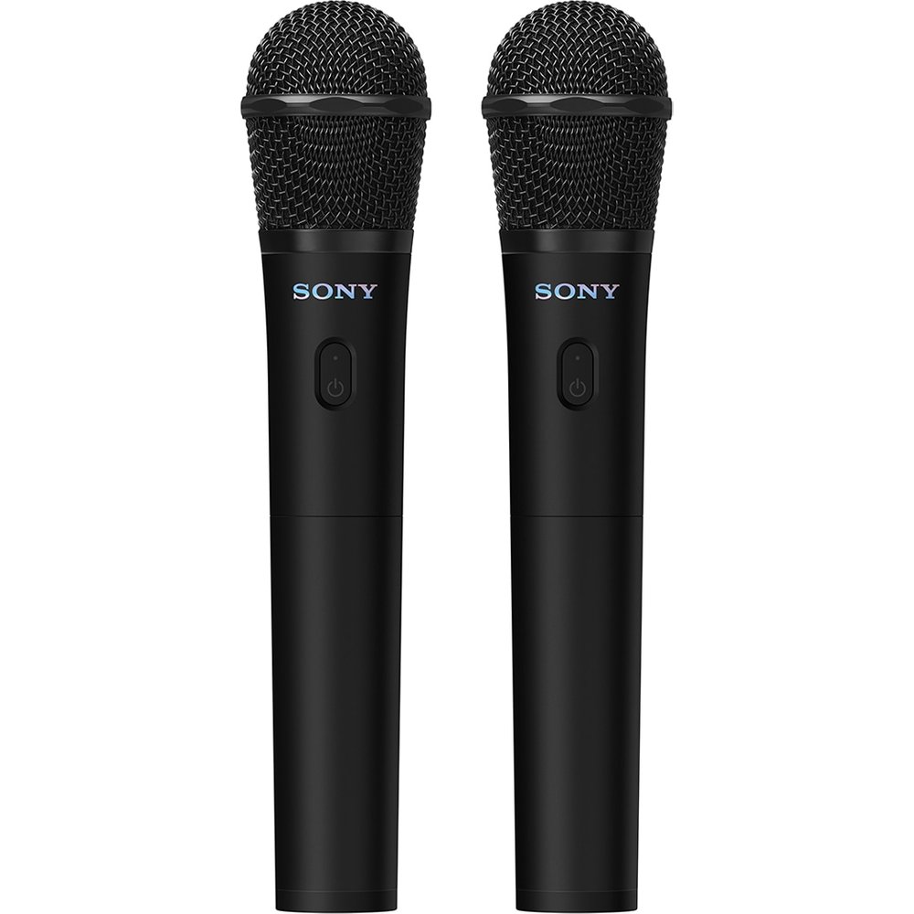 Sony - Set de 2 micrófonos inalámbricos negros y receptor Sony ULTMIC1.