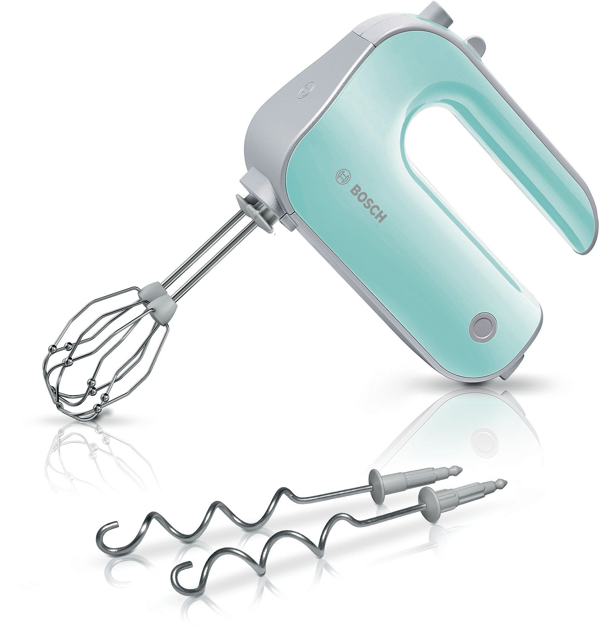 Bosch Batidora de repostería Styline Colour 500 W Turquesa, Plateado MFQ40302