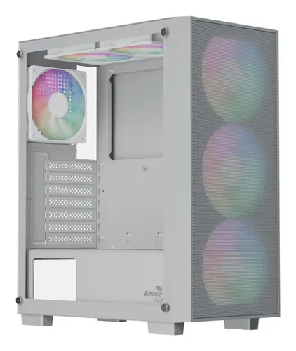 Caja AEROCOOL B509A Flow ARGB RGB Blanco