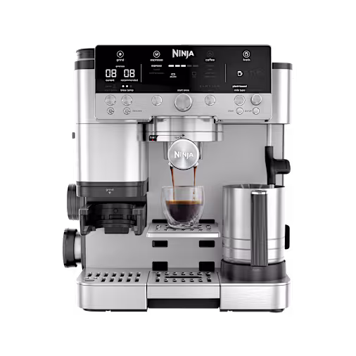 Cafetera expresso Ninja Luxe Café Premier Plus, 3 funciones en Plateado | ES655EU | de SharkNinja